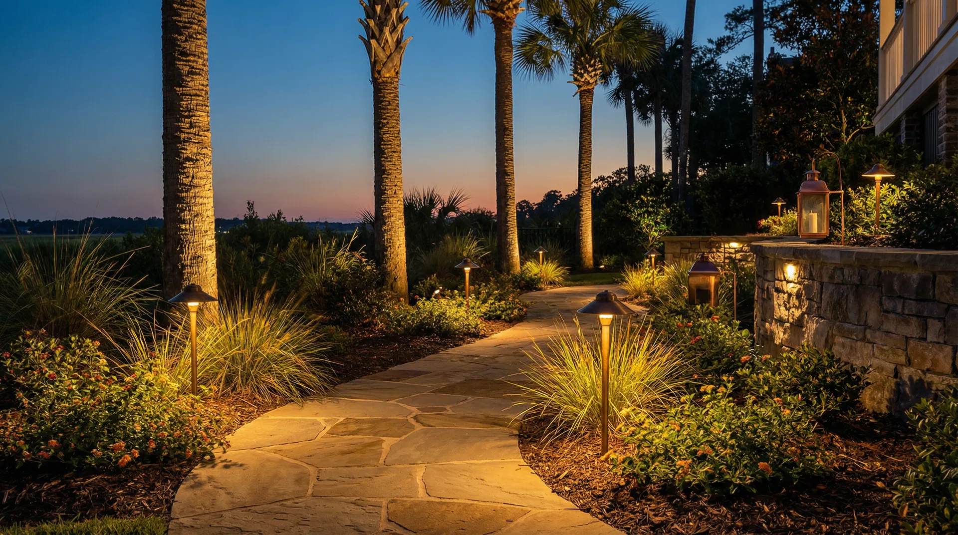 
Landscape Lighting Installation for Grand Strand Homes